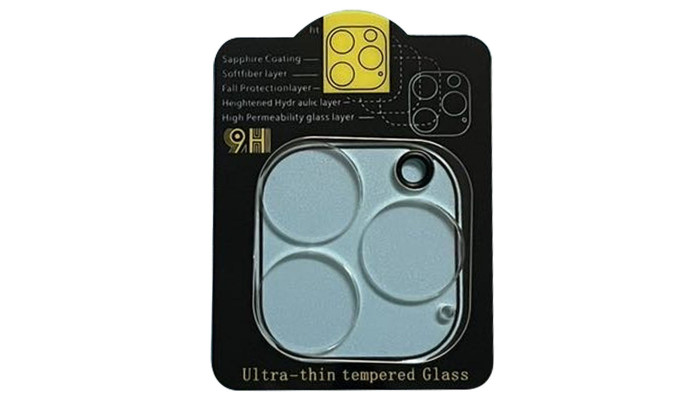 Защитное стекло на камеру Full Block (тех.пак) для Apple iPhone 13 Pro (6.1