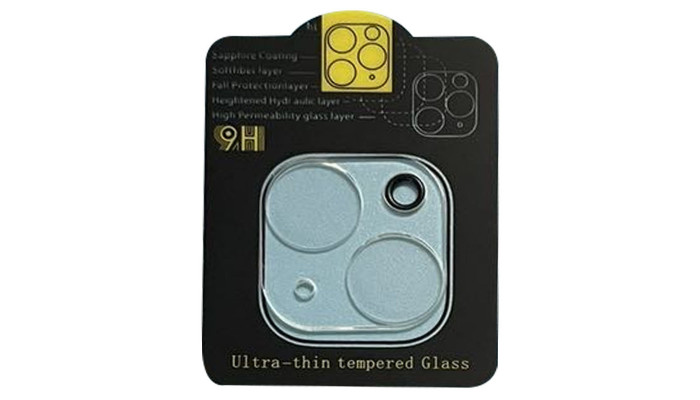 Защитное стекло на камеру Full Block (тех.пак) для Apple iPhone 15 (6.1