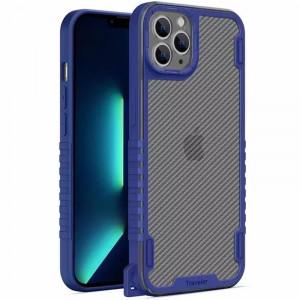 Чехол TPU+PC TRAVEL Carbon для Apple iPhone 12 Pro Max (6.7