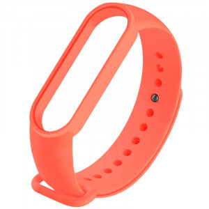 Силиконовый ремешок для Xiaomi Mi Band 3/4 Розовый / Hot Pink