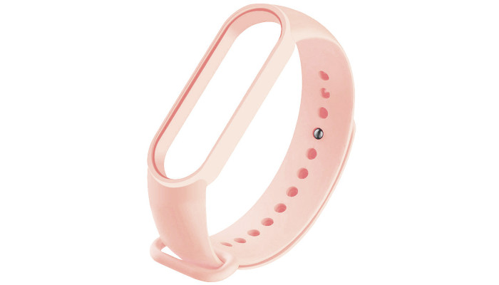 Силиконовый ремешок для Xiaomi Mi Band 7 Розовый / Chalk Pink - фото