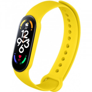 Силиконовый ремешок для Xiaomi Mi Band 7 Желтый / Neon Yellow