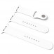 Силиконовый ремешок для Apple Watch Sport Band 38 / 40 / 41 (S/M & M/L) 3pcs Белый / White