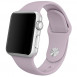 Силіконовий ремінець для Apple watch 42mm/44mm/45mm/49mm Сірий / Lavender