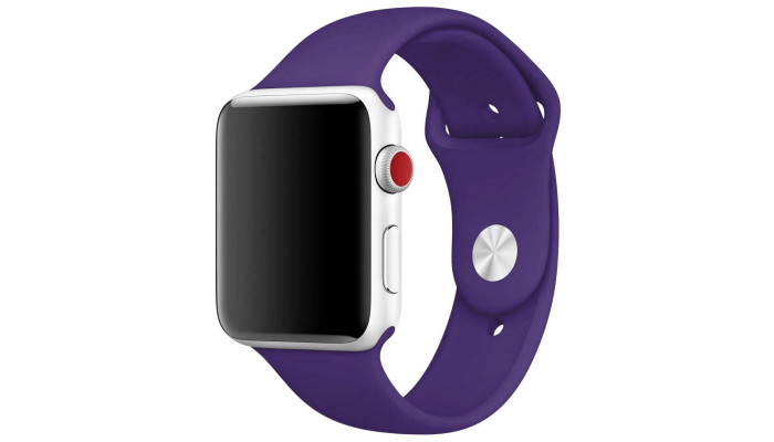 Силіконовий ремінець для Apple watch 38mm/40mm/41mm Фіолетовий / Amethyst - фото
