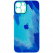 Чохол TPU+Glass Impasto abstract для Apple iPhone 12 Pro (6.1") Blue