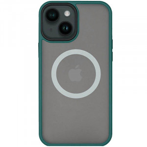 TPU+PC чохол Metal Buttons with MagSafe для Apple iPhone 13 (6.1