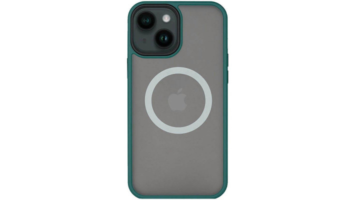 TPU+PC чохол Metal Buttons with MagSafe для Apple iPhone 13 (6.1