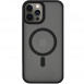 TPU+PC чохол Metal Buttons with MagSafe для Apple iPhone 14 Pro (6.1") Чорний