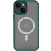 TPU+PC чехол Metal Buttons with MagSafe для Apple iPhone 14 (6.1