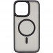 TPU+PC чохол Metal Buttons with MagSafe для Apple iPhone 15 Pro (6.1") Чорний