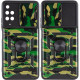 Ударопрочный чехол Camshield Serge Ring Camo для Xiaomi Redmi 10 Зеленый / Army Green - фото