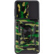 Ударопрочный чехол Camshield Serge Ring Camo для Samsung Galaxy A13 4G Зеленый / Army Green - фото