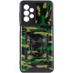 Ударопрочный чехол Camshield Serge Ring Camo для Samsung Galaxy A13 4G Зеленый / Army Green - фото