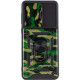 Ударостійкий чохол Camshield Serge Ring Camo для Samsung Galaxy A53 5G Зелений / Army Green - фото
