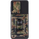 Ударостійкий чохол Camshield Serge Ring Camo для Samsung Galaxy A23 4G Коричневий / Army Brown - фото