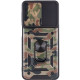 Ударопрочный чехол Camshield Serge Ring Camo для Samsung Galaxy M53 5G Коричневый / Army Brown - фото