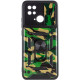 Ударостійкий чохол Camshield Serge Ring Camo для Xiaomi Poco C40 Зелений / Army Green - фото