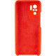 Чехол Silicone Cover Full Camera (AAA) для Xiaomi Redmi Note 10 / Note 10s Красный / Red - фото