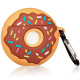 Силіконовий футляр Donut для навушників AirPods 1/2 Коричневий - фото
