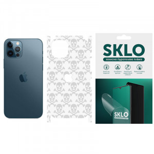 Захисна плівка SKLO Back (на задню панель+грани+лого) Transp. для Apple iPhone 12 Pro (6.1