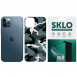 Защитная пленка SKLO Back (на заднюю панель) Camo для Apple iPhone X (5.8") Голубой / Army Blue