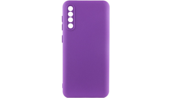 Чохол Silicone Cover Lakshmi Full Camera (A) для Samsung Galaxy A50 (A505F) / A50s / A30s Фіолетовий / Purple - фото