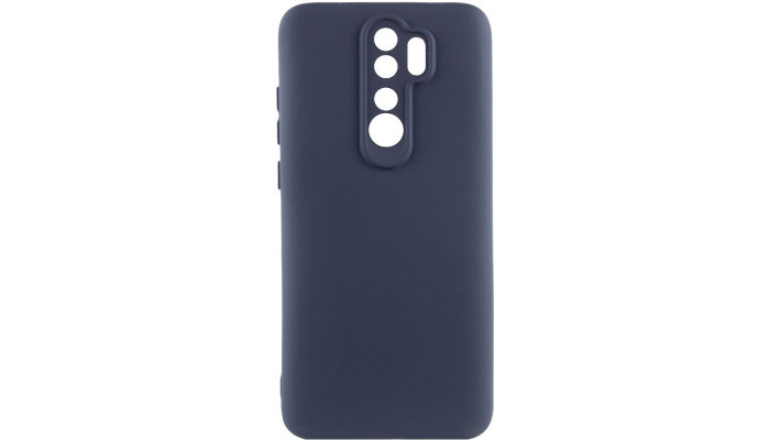 Чехол Silicone Cover Lakshmi Full Camera (A) для Xiaomi Redmi Note 8 Pro Синий / Midnight Blue - фото