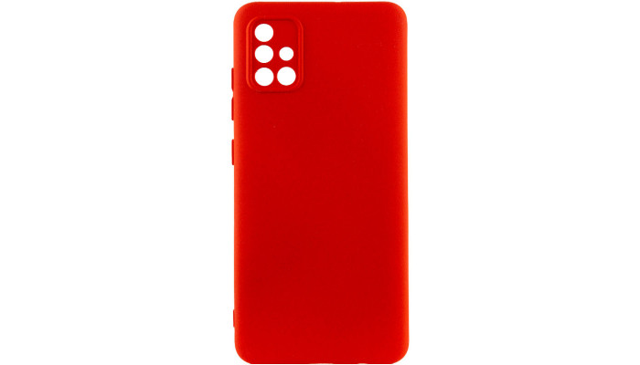 Чохол Silicone Cover Lakshmi Full Camera (A) для Samsung Galaxy A51 Червоний / Red - фото