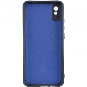 Чохол Silicone Cover Lakshmi Full Camera (A) для Xiaomi Redmi 9A Синій / Midnight Blue