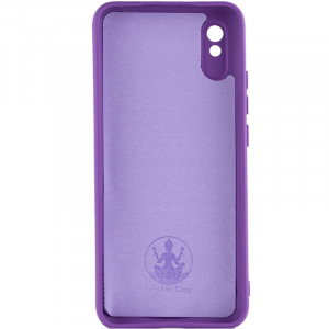 Чохол Silicone Cover Lakshmi Full Camera (A) для Xiaomi Redmi 9A Фіолетовий / Purple