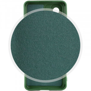 Чехол Silicone Cover Lakshmi Full Camera (A) для Xiaomi Redmi Note 10 Pro / 10 Pro Max Зеленый / Dark green