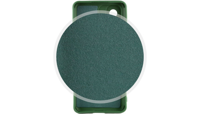 Чехол Silicone Cover Lakshmi Full Camera (A) для Xiaomi Redmi Note 10 Pro / 10 Pro Max Зеленый / Dark green - фото