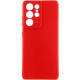 Чехол Silicone Cover Lakshmi Full Camera (A) для Samsung Galaxy S21 Ultra Красный / Red - фото