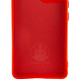 Чехол Silicone Cover Lakshmi Full Camera (A) для Samsung Galaxy S21 Ultra Красный / Red - фото