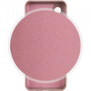 Чохол Silicone Cover Lakshmi Full Camera (A) для Samsung Galaxy S21 Ultra Рожевий / Pink Sand