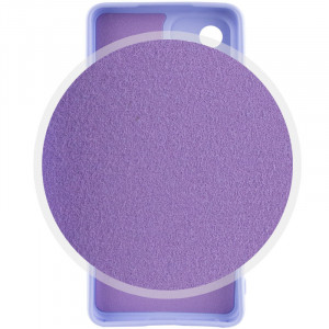 Чохол Silicone Cover Lakshmi Full Camera (A) для Samsung Galaxy S21 Ultra Бузковий / Dasheen