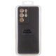 Чехол Silicone Cover Lakshmi Full Camera (A) для Samsung Galaxy S21 Ultra Черный / Black - фото