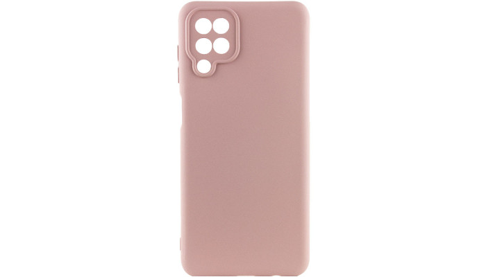 Чохол Silicone Cover Lakshmi Full Camera (A) для Samsung Galaxy A12 / M12 Рожевий / Pink Sand - фото