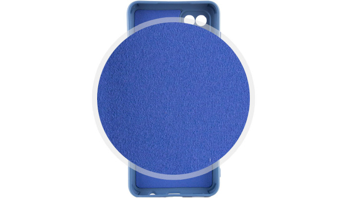 Чохол Silicone Cover Lakshmi Full Camera (A) для Samsung Galaxy A12 / M12 Синій / Navy Blue - фото