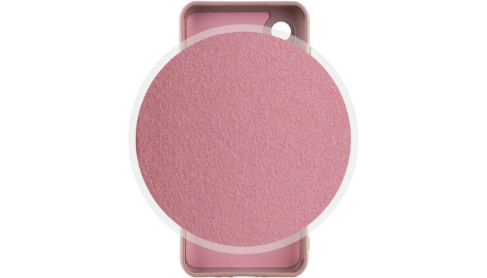 Чехол Silicone Cover Lakshmi Full Camera (A) для Samsung Galaxy S21 Розовый / Pink Sand - фото