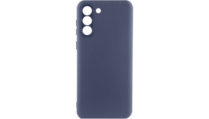 Чехол Silicone Cover Lakshmi Full Camera (A) для Samsung Galaxy S21 Синий / Midnight Blue - фото