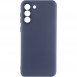Чохол Silicone Cover Lakshmi Full Camera (A) для Samsung Galaxy S21 Синій / Midnight Blue