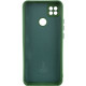 Чохол Silicone Cover Lakshmi Full Camera (A) для Oppo A15s / A15 Зелений / Dark green - фото