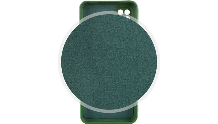 Чохол Silicone Cover Lakshmi Full Camera (A) для Oppo A15s / A15 Зелений / Dark green - фото