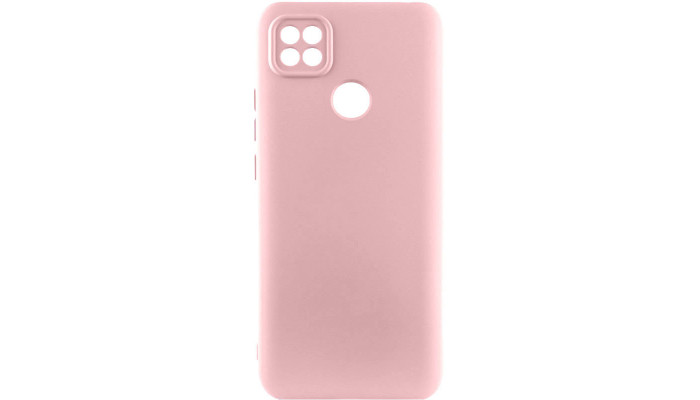 Чохол Silicone Cover Lakshmi Full Camera (A) для Oppo A15s / A15 Рожевий / Pink - фото