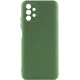 Чохол Silicone Cover Lakshmi Full Camera (A) для Samsung Galaxy A32 4G Зелений / Dark green - фото