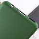 Чохол Silicone Cover Lakshmi Full Camera (A) для Samsung Galaxy A32 4G Зелений / Dark green - фото