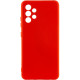 Чехол Silicone Cover Lakshmi Full Camera (A) для Samsung Galaxy A32 4G Красный / Red - фото