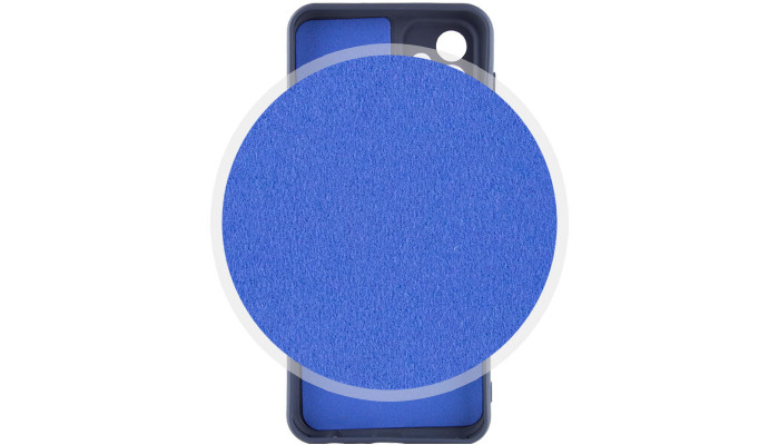 Чехол Silicone Cover Lakshmi Full Camera (A) для Samsung Galaxy A32 4G Синий / Midnight Blue - фото